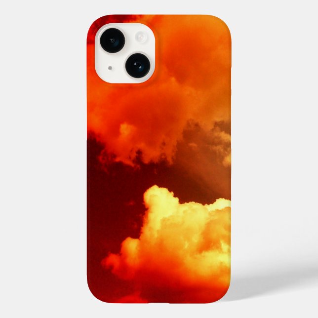 CLOUDS IN THE RED SKY Case-Mate iPhone CASE (Back)