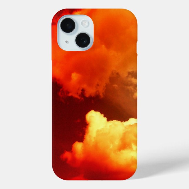 CLOUDS IN THE RED SKY Case-Mate iPhone CASE (Back)