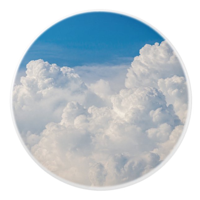 Clouds in the Sky Ceramic Knob (Front)