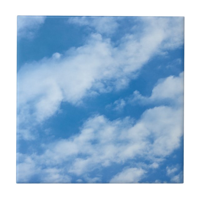 Clouds in the Sky  Ceramic Tile (Front)