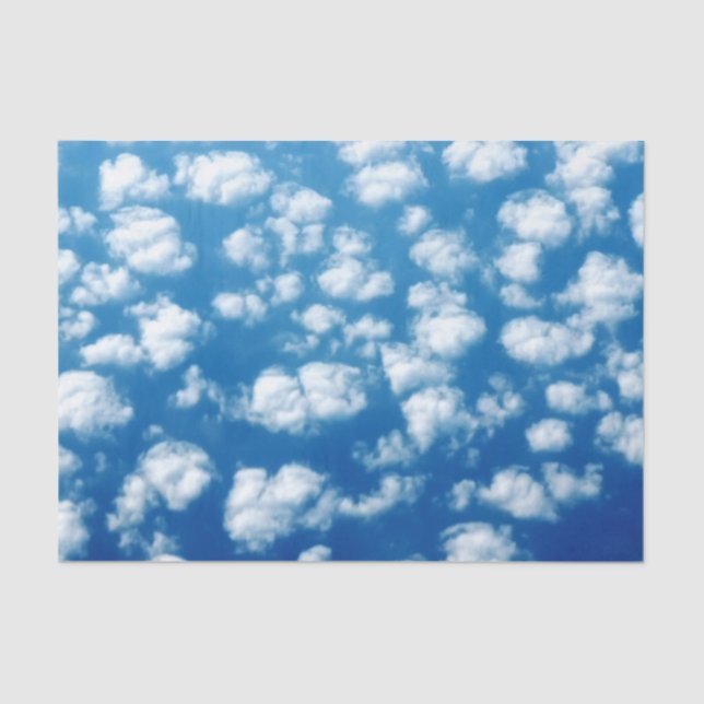 Clouds in the sky pattern tissue paper (Front)