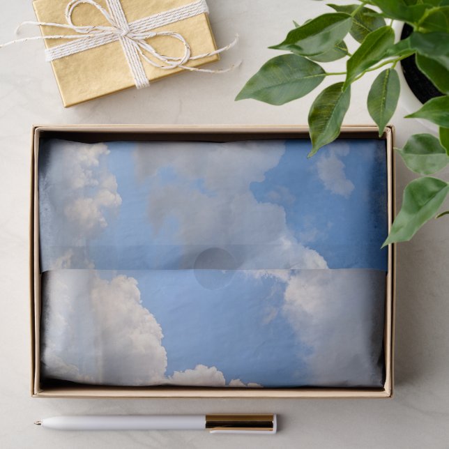 Clouds in the Sky Photography tissue paper (Gift)