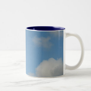 Clouds in the Sky Two-Tone Coffee Mug