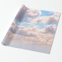 Clouds in the Sky Wrapping Paper