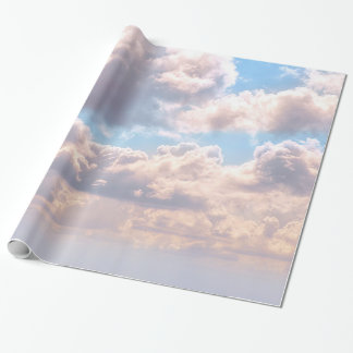 Clouds in the Sky Wrapping Paper