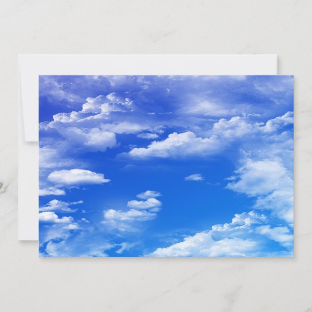 Clouds Invitation (Front)