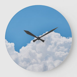Clouds Large Clock