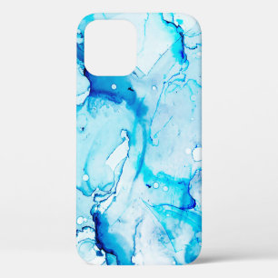 Clouds Macro. Sapphirine and White color Spots. Oc iPhone 12 Case