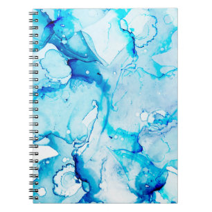 Clouds Macro. Sapphirine and White colour Spots. O Notebook