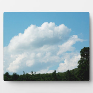 Clouds Meet Trees Plaque