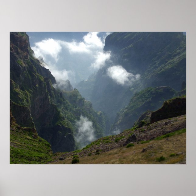 Clouds & Mountains Poster (Front)
