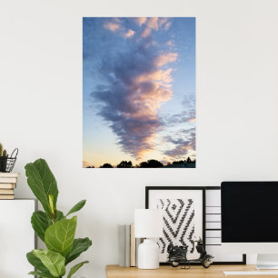 Clouds New Jersey Sunset Poster