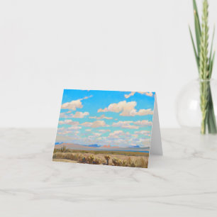 Clouds of a Summer Afternoon by Maynard Dixon Thank You Card
