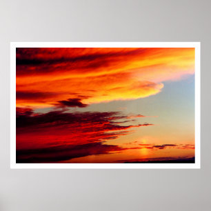 CLOUDS OF FIRE POSTER