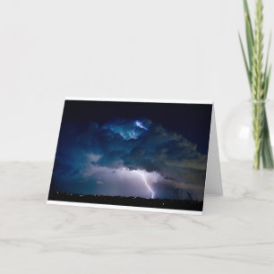 Clouds of Light. Lightning Striking Boulder Count Card