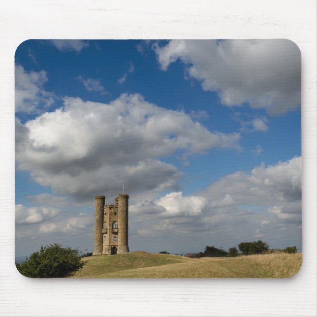 Clouds over Broadway Tower, Cotswolds mousepad (Front)
