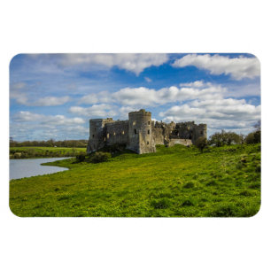 Clouds Over Carew Castle Magnet