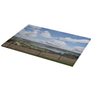 Clouds over Lake Gnotuk Camperdown Cutting Board