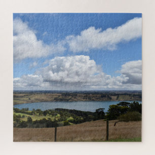 Clouds over Lake Gnotuk Camperdown Jigsaw Puzzle