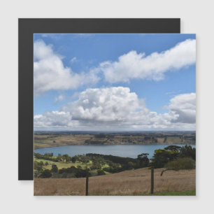 Clouds over Lake Gnotuk Camperdown Magnetic Card