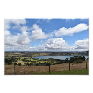 Clouds over Lake Gnotuk Camperdown Photo Print