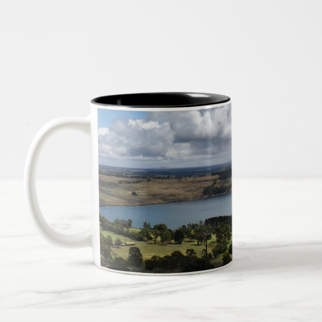 Clouds over Lake Gnotuk Camperdown Two-Tone Mug (Left)