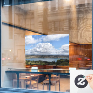 Clouds over Lake Gnotuk Camperdown Window Cling
