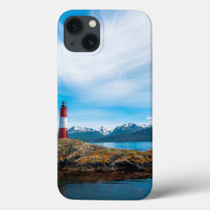 Clouds over lighthouse near Ushuaia, Argentina iPhone 13 Case
