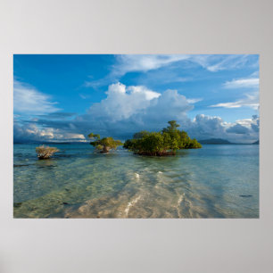 Clouds Over Marovo Lagoon Poster