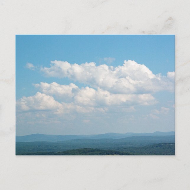 Clouds Over Mountains Postcard (Front)