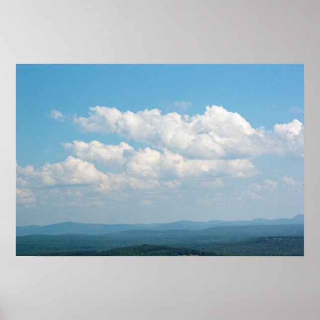 Clouds Over Mountains Poster (Front)