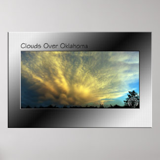 Clouds Over Oklahoma Poster