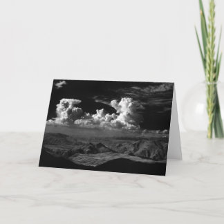 Clouds over the Anza-Borrego Desert, ca. 1966 Card