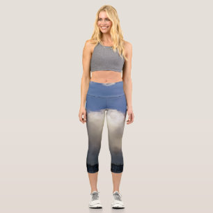 Clouds Over the Ridge Capri Leggings