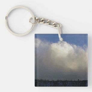 Clouds Over the Ridge Key Ring