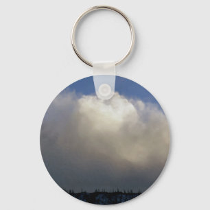 Clouds Over the Ridge Key Ring
