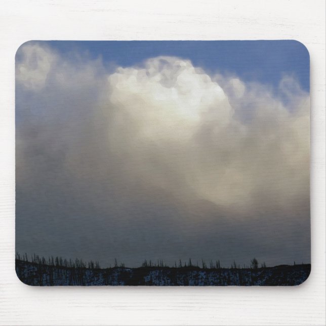 Clouds Over the Ridge Mouse Pad (Front)