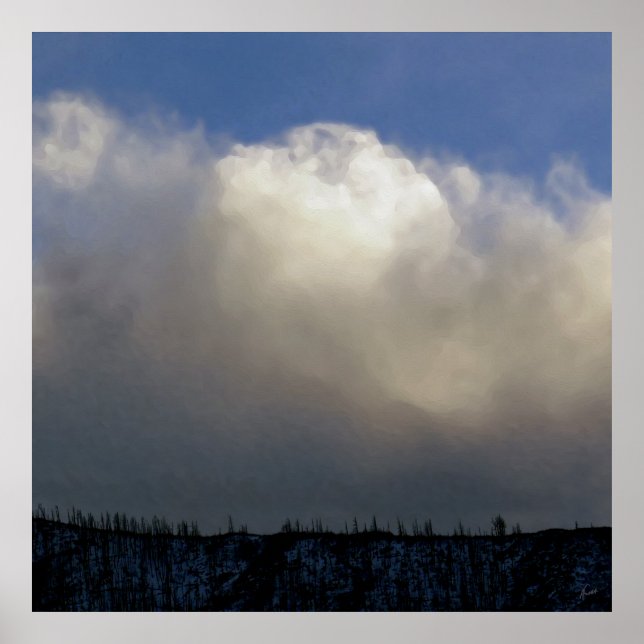 Clouds Over the Ridge Poster (Front)