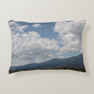 Clouds over the Rocky Mountains Decorative Cushion