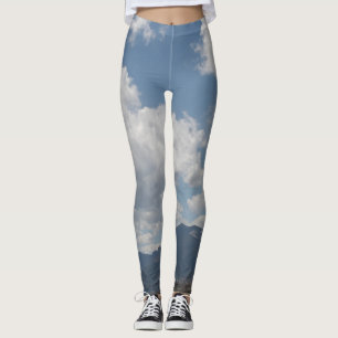 Clouds over the Rocky Mountains Leggings