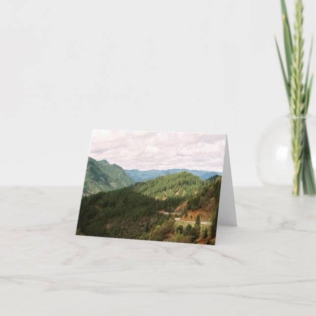 Clouds over the Valley....... Card (Front)
