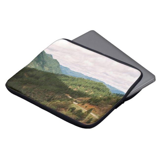 Clouds over the Valley...... Laptop Sleeve (Front Top)