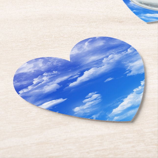 Clouds Paper Coaster (Angled)
