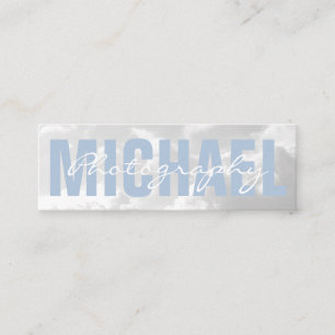 Clouds   Photography Mini Business Card
