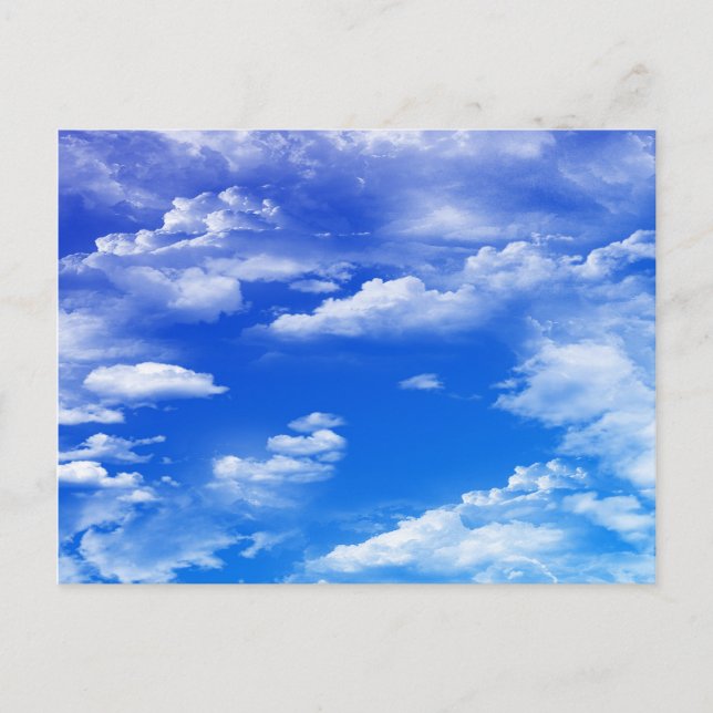 Clouds Postcard (Front)