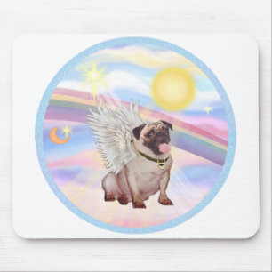 Clouds - Pug Angel (#2) Mouse Pad