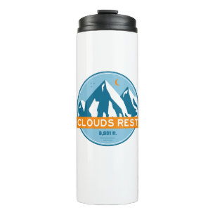 Clouds Rest Mountain Yosemite Stars Moon Thermal Tumbler