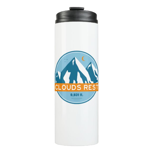 Clouds Rest Mountain Yosemite Stars Moon Thermal Tumbler (Front)