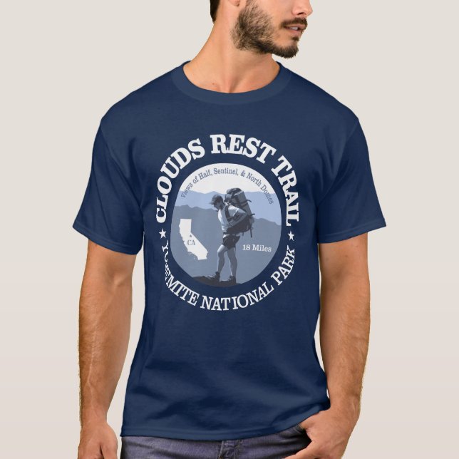 Clouds Rest Trail (BG) T-Shirt (Front)
