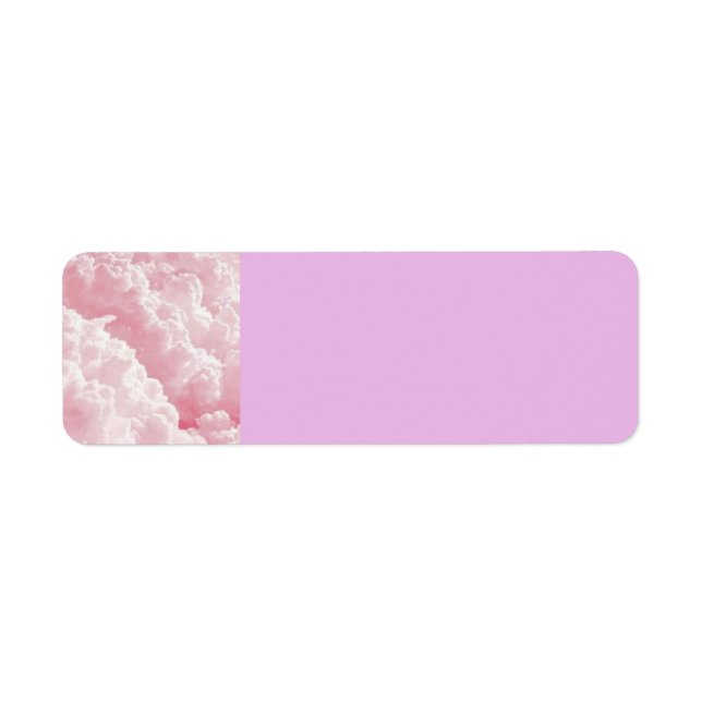 Clouds Return address Label (Front)